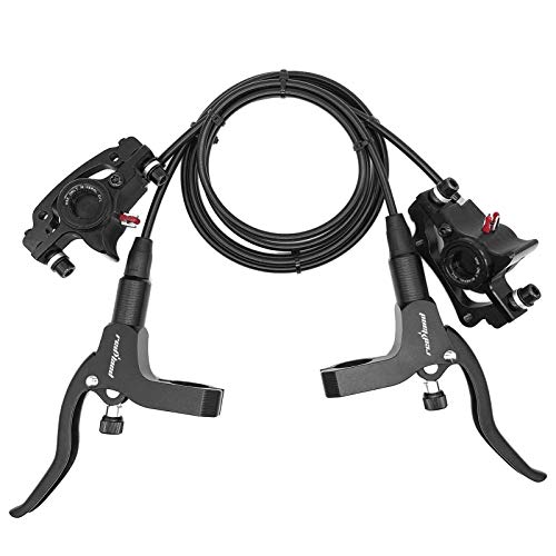 Lixada MTB Hydraulic Disc Brake Front Rear Calipers Set Aluminum Disc Brake Left Right Brake Lever Kit Cycling Brake for Road Bike Mountain Bike