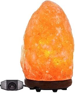 Klass 2-3 KG Dimmable Salt Lamp Natural Himalayan Salt Lamps containing Pink Rock Salt Healing Crystals Certified Electric Fitting Ideal for Bedside Lamps, Home Decor, Night Light & Gifts