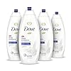 Dove Deep Moisture Body Wash For Dry Skin Moisturizing Body Wash Transforms Even The Driest Skin In One Shower , 22 Fl Oz (Pack of 4)