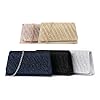 YUEZHAN Abendtasche Damen Clutch Damen Glitter Klappe Clutch Tasche Kleine Abend Tasche Elegante Party Hochzeit Bankett Abschluss Ball Umschlag Handtasche Mit Abnehmbarem Ketten Gurt Gold #2