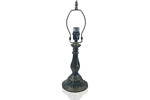 Mesmerizing Tiffany Style Lotus Lamp Base: Illuminating Elegance for Your Home