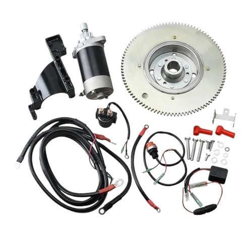 Kit de démarrage électrique pour moteur hors-bord de bateau 2 temps 40HP 40J