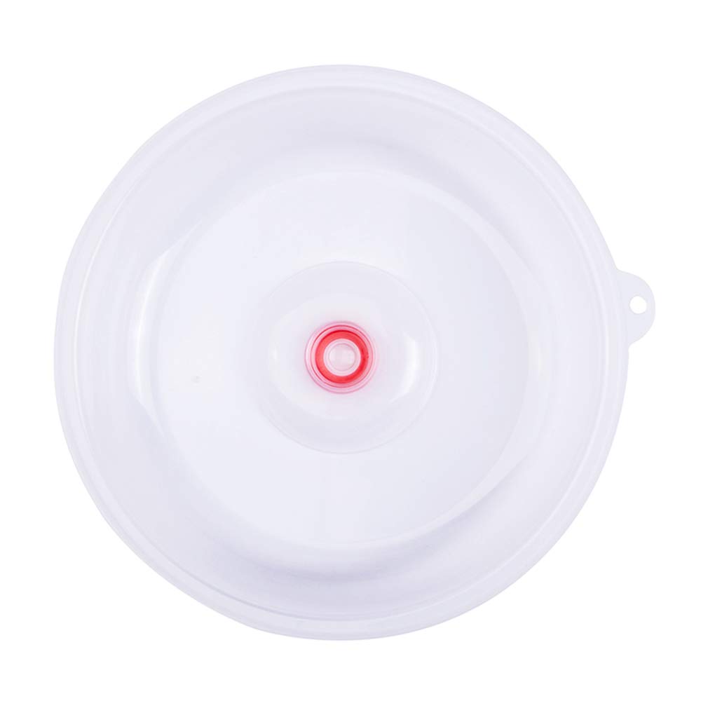 KINGZHUO 9 Inch Microwave Cover Lid BPA Free for Food Protective Plate Dish Bowl Cover Large Safe Pot Plastic Cover Lid