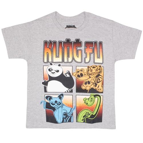 Isaac Morris Limited Kung Fu Panda Boy's Graphic Print T-Shirt 2-Pack - Short Sleeve Tees Bundle for Kids3