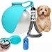 2-in-1 Portable Dog Water Bottle for Small Dogs, Foldable Pet Water Bottle, Portable Super Design Dog Water Bottle for Small Dog Walking, Hiking & Travel, Leak-Proof & Compact Dog Travel (Blue-A)