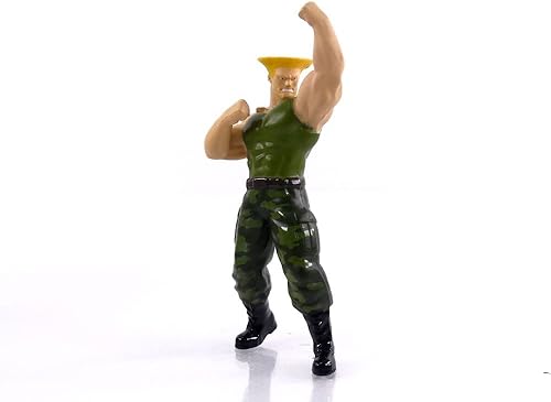 Miniatura 5 de Street Fighter 1:24 1956 Ford F-100 - Coche fundido a presión y figura de Guile de 2.75 pulgadas, juguetes para niños y adultos