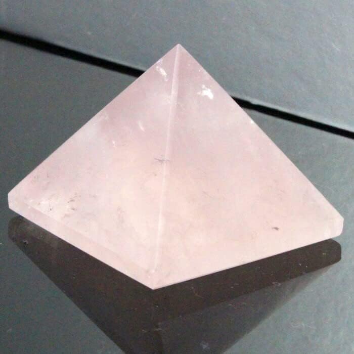 ローズクォーツ ピラミッド 原石 瞑想 ヒーリング Pyramid 置物 ピラミド 石 浄化 クラスター Rose Quartz 紅