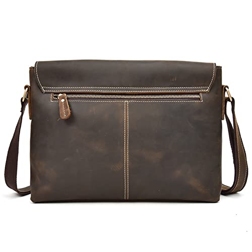 Casual Shoulder bag Men Men's Large Capacity Messenger Bag Leather Shoulder Bag Man Purse3