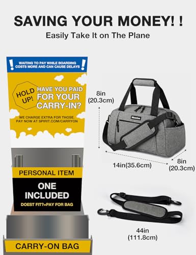 Noozion 14 inch Mini Foldable Gym Duffle