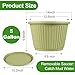 14-inch-Large-Planters-for-Outdoor-Plant，Plastic Indoor Flower Pots with Drainage Holes & Saucer，4 Packs Decorative Garden Pots for Plantfor Home Porch Decor