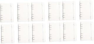 VILLCASE 12Pçs A5 Capa Protetora Pasta Fichário Protetor De Livro De Plástico Protetores De Bloco De Notas Pessoais Capa De Fichário De Diário Capa Transparente Livro Fichário Planejador