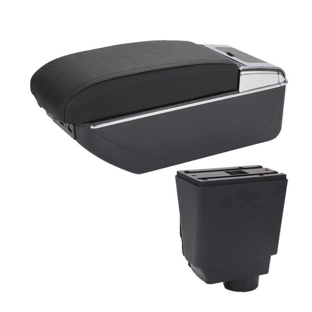Aierdeyp B2 Black Line 7Usb Car Armrest Box For Fiat For Grande Punto