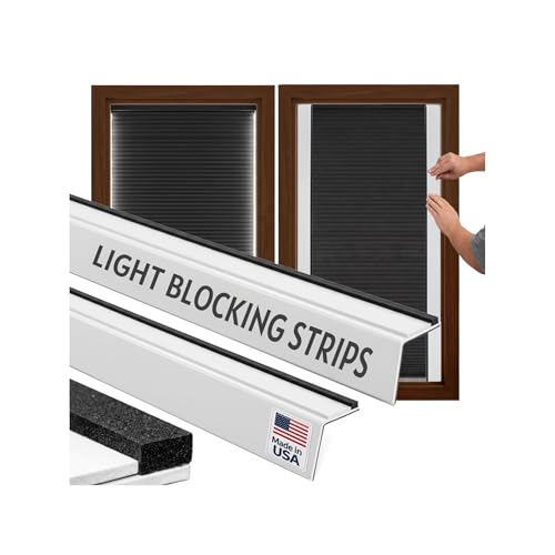 Light Blocking Strips – White 60' Permanent 2pc...
