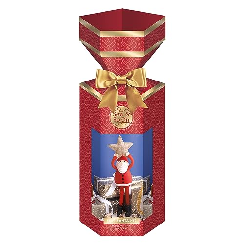 La gamma di kit artigianali Sew & So On di alta qualità offre kit morbidi estremamente regalabili, tra cui una varietà di kit di feltro e kit per maglieria, e bellissimi ricami con un sacco di fascino. Meraviglioso regalo per gli appassionati di artigianato, contenente tutti gli accessori necessari