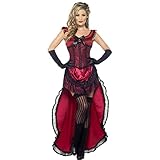 Saloongirl Damenkostüm für folgende Anlässe: Karneval, Mottoparties