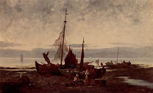 Tableaux Graffiti Art Mural Pêcheurs sur le danois par Karl Kaufmann 60x90cm