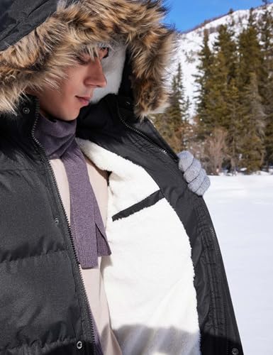 Winter Coats For Men Winter Jackets Water Resistant Warm Thicken Puffy Hooded Insulated Thicken Parka Coat3