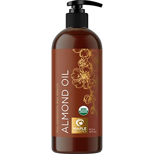 USDA-Organic-Sweet-Almond-Oil-Pure-Cold-Pressed-Organic-Almond-Oil-for-Skin-Hair-and-Nails-Moisturizing-Organic-Body-Oil-for-Women-and-Men-plus-Carrier-Oil-for-Essential-Oils-Mixing-16oz