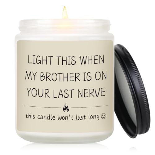 Sister in Law Gifts Handmade Soy Wax Scented Candles Natural Candles Long Burning Relaxing Lavender Candle with Gold Lid Sister in Law Birthday Gifts Valentines Gift