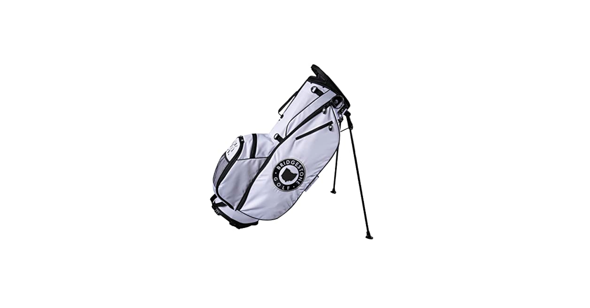 BRIDGESTONE GOLF ダッフルバッグ ホワイト BRIDGESTONE (ブリヂストン) キャディバッグ ピンク×ホワイト