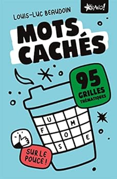Paperback Mots cachés sur le pouce 95 grilles thématiques [French] Book