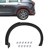 Sekeseauto Rear Left Side Fender Trim Molding Compatible with Mazda CX-5 2017-2021 2.5L l4 Replace# MA1790101 KB7W51W60F8N KB7W-51-W60F-8N Rear Driver Wheel Fender Opening Arch Trim