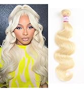 GYAJEP 613 Human Hair Bundles Body Wave Blonde Bundles 100% Unprocessed 12A Grade Brazilian Virgi...