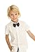 Mud Kingdom Little Boy Red Shirt and Tie Set Plain Casual Size 5 Summer