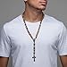 Intercession™ Our Father Sacred Handmade Solid Wood Rosary (Our Lady - Walnut)