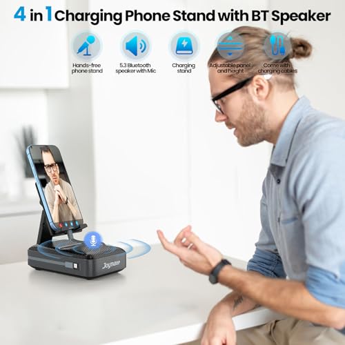 Soporte de teléfono con altavoz y carga 50% OFF