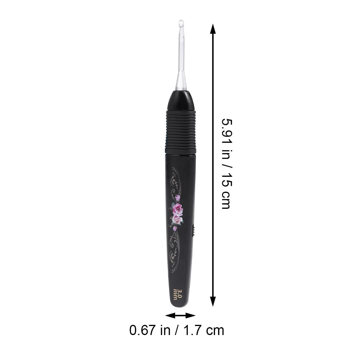 Led Crochet Hook Set - 9 Interchangeable Crochet Hooks With Crochet...