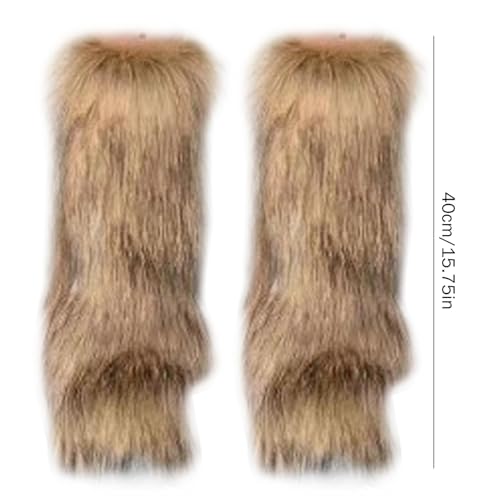 Jambières en fausse fourrure contre le froid : protégez vos jambes avec style cet hiver - 3