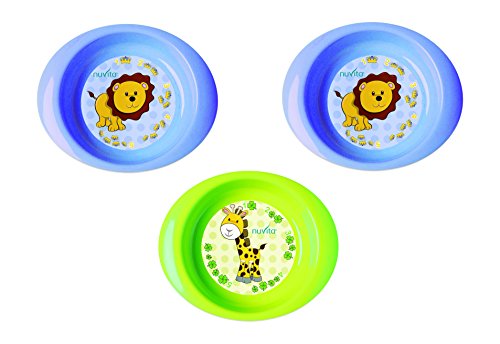 Nuvita 1422 ciotole (blu e verde, confezione da 3)...