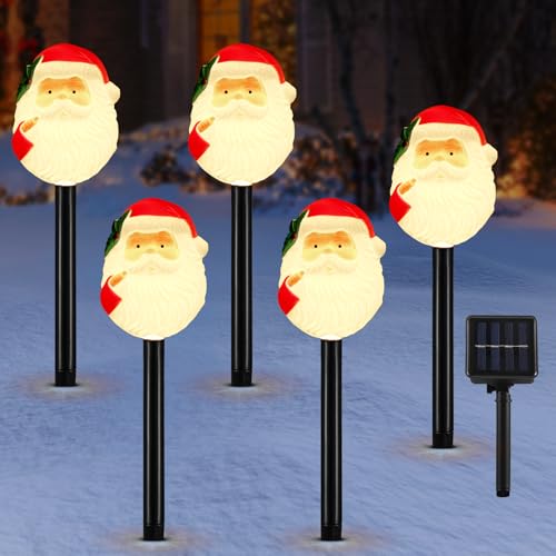 Lumières solaires de Noël sans fil pour éviter les pannes électriques dans le jardin
