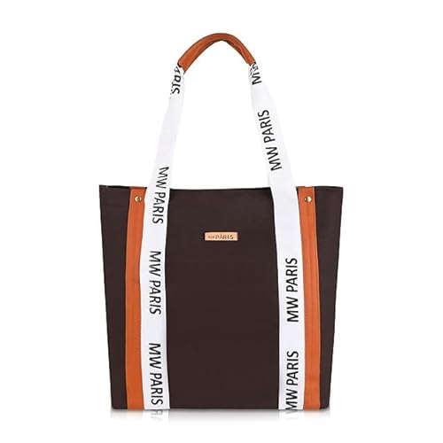 MW PARIS Large Canvas Tote Bag for Women – Stylish
