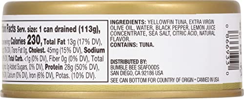 Image of Bumble Bee Prime Lemon & Pepper Yellowfin Tuna, 5 oz