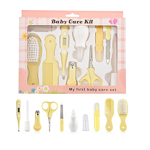 RoseFlower Set de Trousse de Toilette pour Bébé Confort, Multifonction Trousse de Soin Bébé Naissance avec Complète Accessoires Hygiénique pour Toilette & Soins Infirmiers Professionnels de bébé