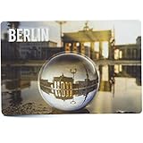 brandenburger tor mauerbau Kühlschrankmagnet: holen Sie sich ein echtes Souvenir aus Berlin. Perfekt zum Verschenken, als Andenken oder Mitbringsel aus der Hauptstadt von Deutschland.