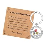 Drogomen Best Friend Keychains for Women, Funny Locket Keychain Long Distance Friendship Gifts for Women Best Friend Birthday Christmas Valentines Day Gifts for Friends Bestie BFF Sister