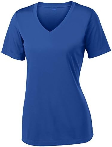 Opna Women's Short Sleeve Moisture Wicking Athletic Shirt, Large, Royal