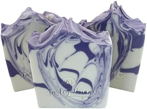 Ansley Bridge Bar Soap 3pck 5oz | Handmade Lavender Soap | Moisturizing | Palm Oil Free | For All Skin Types | Gift Set For Men & Women