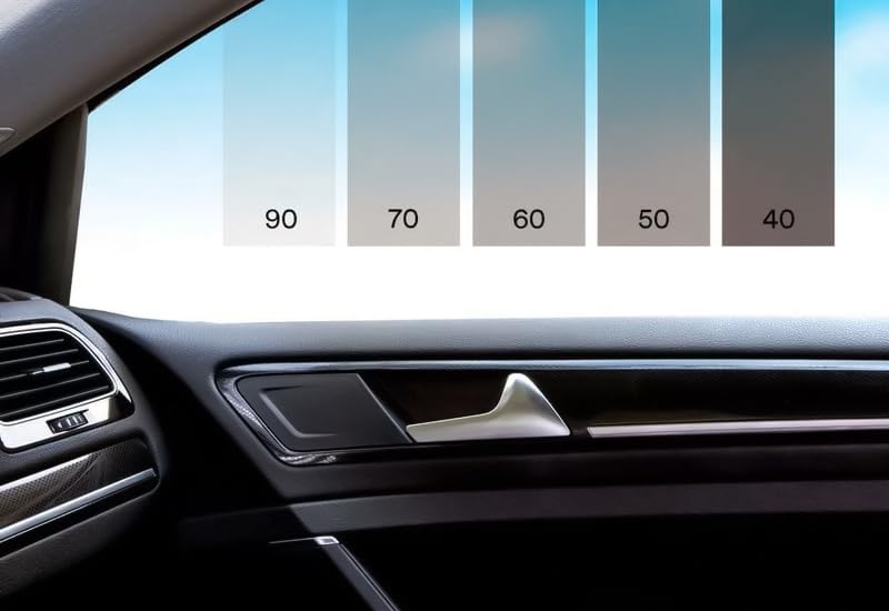 Image of Hotty-Front Shield Suncontrol Car Window Film, 15 Sq Ft | UV Rejection-99%, Heat Block-24 to 30%, VLT: 70 to 80%