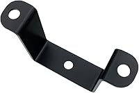 Vista 5 de 6 PCS 2.5x2.5" Square Pipe Tube Strap Clamps,2.5 inch metal u shaped bracket, steel u clamp bracket for mounting,Powder Coated Black