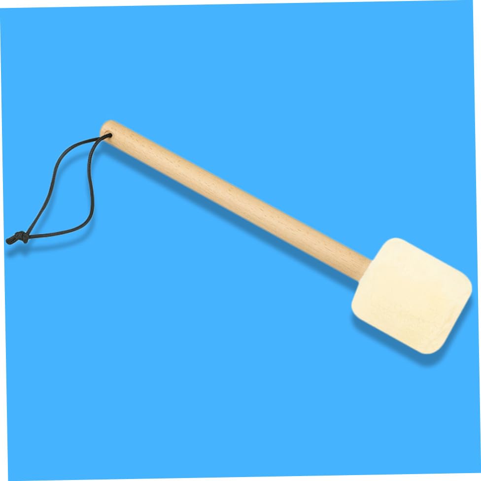 Baquetas para bombo UPKOCH, 2 piezas, con cabeza de felpa y mango de madera, agarre cómodo, para práctica de percusión y instrumentos musicales miniatura 4