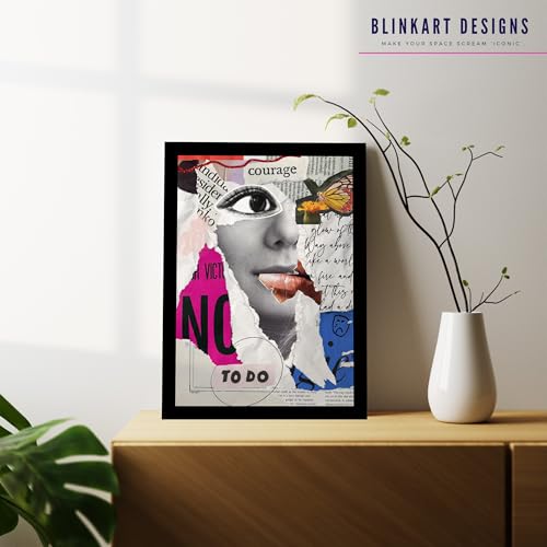 Image of BLINKART Trendy Abstract Wall Art Painting Print Design | Aesthetic Wall Decor Photo Artwork Frame Decoration Hanging For Home Bedroom Living Room Office Wall Decor | T0021 | 13x10 Inches