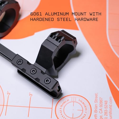 Image of Monstrum Beast Series Cantilever Scope Mount | Includes Anti-Cant Level Bubble, Modular Piggyback and Diving Board Attachments