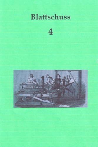Blattschuss 4 [German] 1515059634 Book Cover