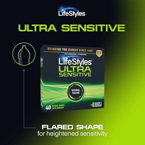 LifeStyles Ultra-Sensitive Condoms β 36 Count β Natural-Feeling, Lubricated Latex Condoms - 1