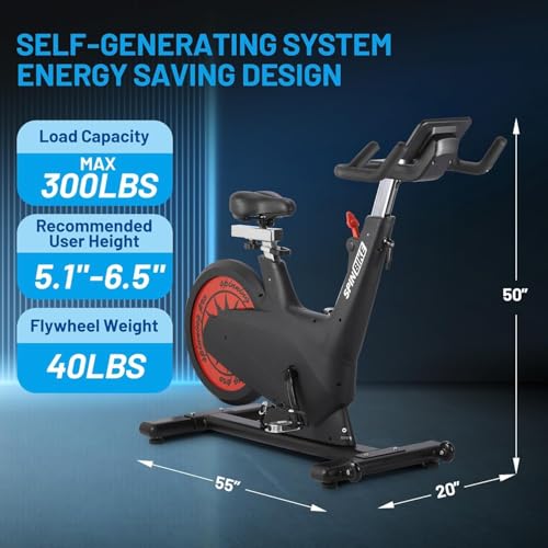 Image of 30 LBS Magnetic Indoor Cycling Bike,Stationary Bikes with 9-Level Handlebar Adjustment and 14-Level Seat Height,LCD Monitor for Home Cardio,Home Workouts and Gym