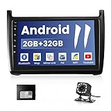 【Bluetooth | FM RDS】Android Autoradio für VW Polo 2013 mit bluetooth 4.0, FM RDS Empfänger. Eingebautes Mikrofon, unterstützt Bluetooth-Freisprechanrufe / Telefonbuch / Musik. Hören Sie Echtzeit-Nachrichten über Wetter / Verkehr / Sport / Musik.